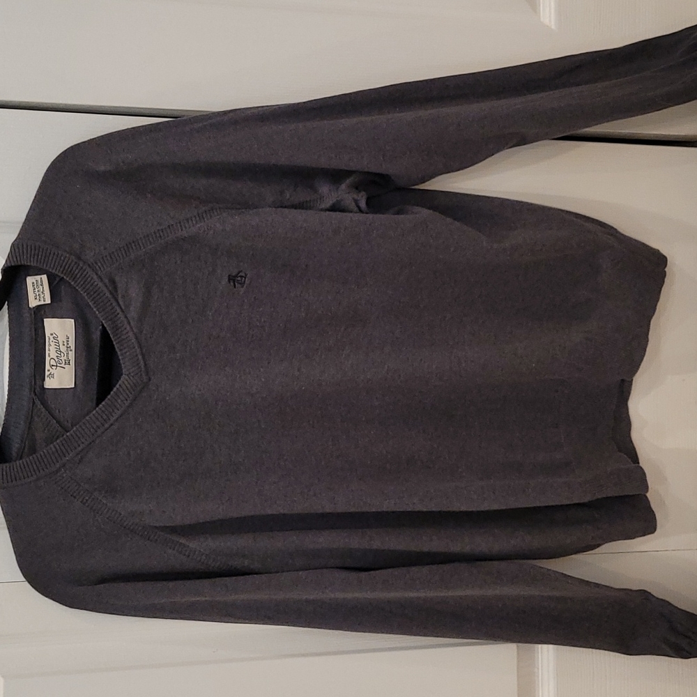 Penguin v-neck sweater